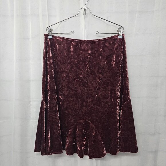Robbie Bee Skirt Velvet Mauve Fairy Goth Whimsygoth Coquette 16 NWT - Picture 1 of 9